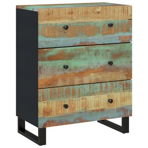 vidaXL Buffet 60x33x75 cm Bois massif de r&eacute;cup&eacute;ration