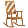 vidaXL Chaise &agrave; bascule bois d'acacia massif