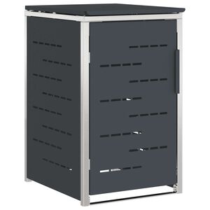 vidaXL Stockage de bac &agrave; d&eacute;chets for 1 Bin 240L Anthracite