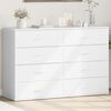 vidaXL Buffets 2 pcs blanc 60x39x80 cm bois d’ingénierie