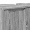 vidaXL Armoire de lavabo de salle de bain Gris Sonoma 60 x 30 x 60 cm