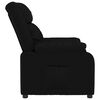 vidaXL Fauteuil inclinable Noir Similicuir