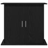 vidaXL Support d'aquarium Ch&ecirc;ne noir 81x36x73 cm Bois d'ing&eacute;nierie