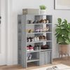 vidaXL Cabinet &agrave; chaussures 2 pcs Gris Sonoma Bois d'ing&eacute;nierie