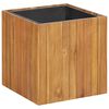vidaXL Lit sur&eacute;lev&eacute; de jardin 43,5x43,5x44 cm Bois massif d'acacia