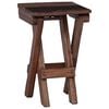 vidaXL Tabouret Naturel 30 x 30 x 48 cm Bois massif de r&eacute;cup&eacute;ration