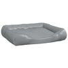 vidaXL Lit pour chien Gris clair 120x100x27 cm Similicuir