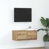 vidaXL Meuble TV ch&ecirc;ne artisanal 60x31x25,5 cm bois d'ing&eacute;nierie