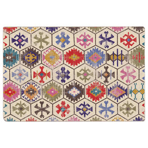 vidaXL Tapis lavable multicolore 120x180 cm antid&eacute;rapant