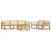 vidaXL Ensemble de canap&eacute;s d'ext&eacute;rieur 6 pc Blanc