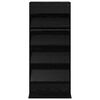 vidaXL &Eacute;tag&egrave;re &agrave; magazines avec &eacute;tag&egrave;re Ch&ecirc;ne noir 70 x 41 x 156 cm