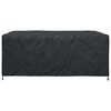 vidaXL Housse pour meubles Uni Noir 240 x 190 x 90 cm 600D