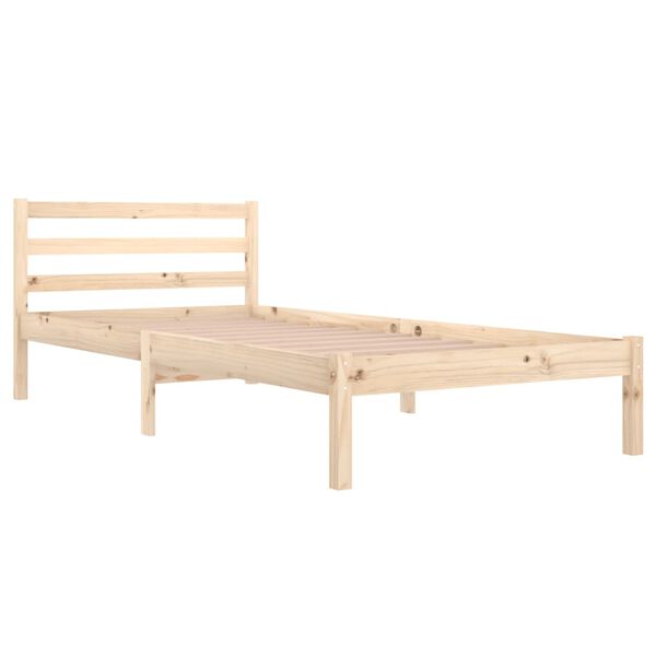 vidaXL Cadre de lit sans matelas bois de pin massif 90x200 cm
