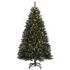vidaXL Sapin de No&euml;l artificiel 300 LED 210 cm