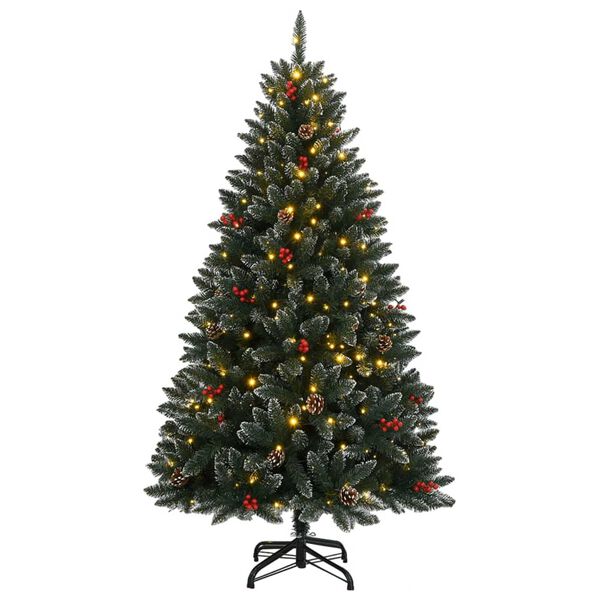 vidaXL Sapin de No&euml;l artificiel 300 LED 210 cm