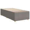 vidaXL Cadre de lit sans matelas taupe 90x200 cm tissu