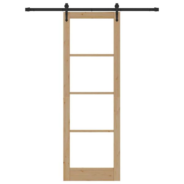 vidaXL Porte coulissante Naturel 78 x 232 cm