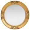 vidaXL Miroir mural style baroque 50 cm Dor&eacute;