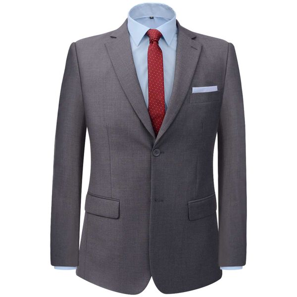 vidaXL Costume 2 pi&egrave;ces pour homme Gris 5 Polyester
