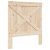 vidaXL Cadre de lit sans matelas avec t&ecirc;te de lit 90x200 cm