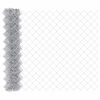 vidaXL Cl&ocirc;ture en treillis m&eacute;tallique 10 x 1 m Acier galvanis&eacute; Argent&eacute;