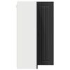 vidaXL Armoire de cuisine Lucca Noir 57 x 57 x 100 cm