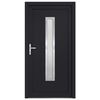 vidaXL Porte d'entr&eacute;e anthracite 98x190 cm PVC