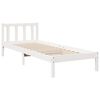 vidaXL Cadre de lit extra long sans matelas 100x210 cm bois massif pin