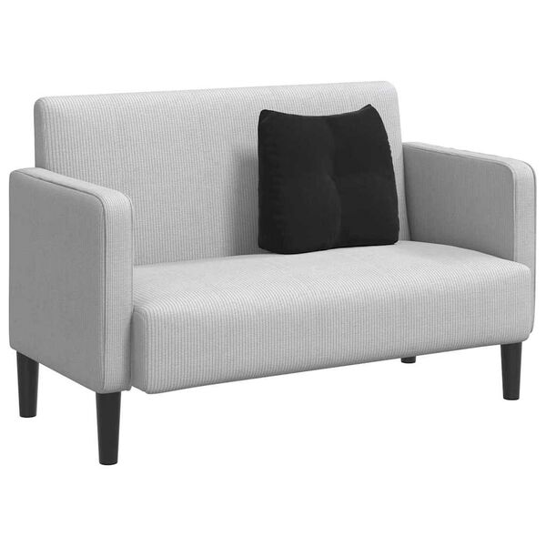 vidaXL Coussin de Dos Noir 45 x 24 x 50 cm Velours