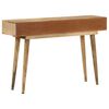 vidaXL Table console 118x30x77 cm Bois de manguier massif
