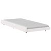 vidaXL Cadre de lit Blanc 90 x 190 cm Pin massif