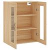 vidaXL Armoire murale ch&ecirc;ne sonoma 69,5x34x90 cm bois d'ing&eacute;nierie