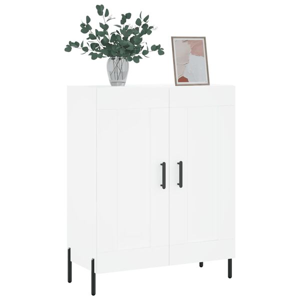 vidaXL Buffet blanc 69,5x34x90 cm bois d'ing&eacute;nierie