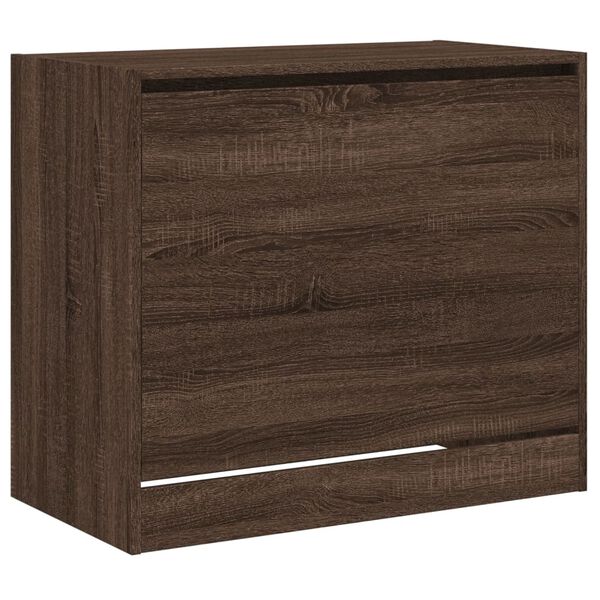 vidaXL Armoire à chaussures chêne marron 80x42x69 cm bois ingénierie