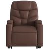 vidaXL Fauteuil inclinable marron similicuir