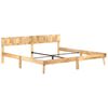 vidaXL Cadre de lit sans matelas bois de manguier massif 200x200 cm