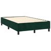 vidaXL Sommier &agrave; lattes de lit avec matelas LED Vert fonc&eacute; 120x200 cm