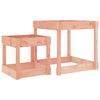 vidaXL Tables &agrave; sable 2 pcs bois massif douglas