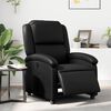 vidaXL Fauteuil inclinable &eacute;lectrique Noir Similicuir