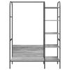 vidaXL Porte-vêtements Gris 120 x 44 x 160 cm Bois d'ingénierie