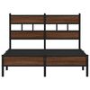 vidaXL Cadre de lit sans matelas ch&ecirc;ne marron 120x200 cm