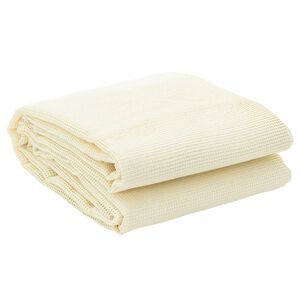 vidaXL Tapis de tente cr&egrave;me 4x2 m