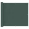 vidaXL &Eacute;cran de balcon Vert fonc&eacute; 100 x 800 cm Tissu Oxford