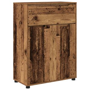 vidaXL Cabinet de salle de bain Bois Ancien 72,5 x 36,5 x 100 cm