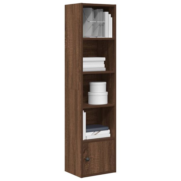 vidaXL Biblioth&egrave;que ch&ecirc;ne marron 31x24x127 cm bois d'ing&eacute;nierie