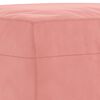 vidaXL Banc Rose 70x35x41 cm Velours