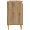 vidaXL Armoire lavabo chêne artisanal 65x33x60 cm bois d'ingénierie