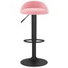 vidaXL Tabouret de bar Rose Velours
