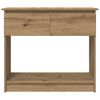 vidaXL Table console avec tiroirs ch&ecirc;ne artisanal 85,5x38,5x74,5 cm