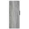 vidaXL Armoires murales 2 pcs sonoma gris 69,5x34x90 cm